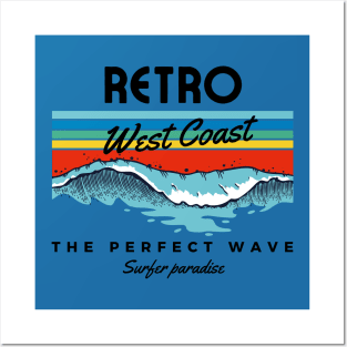 RETRO-The perfect wave Posters and Art